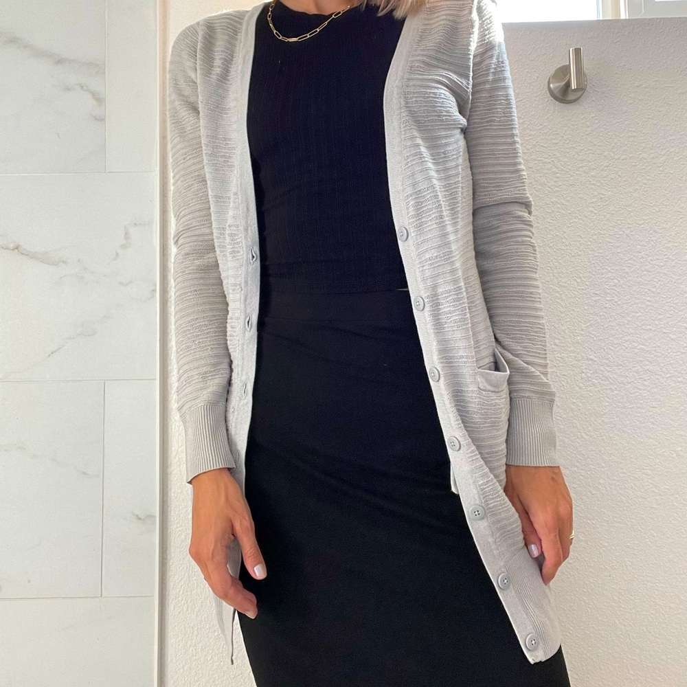 Divided Duster Sweater